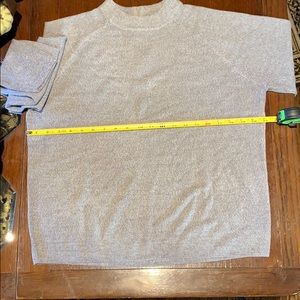 Vintage Size L Parisian Works Sweater. Grey/Beige